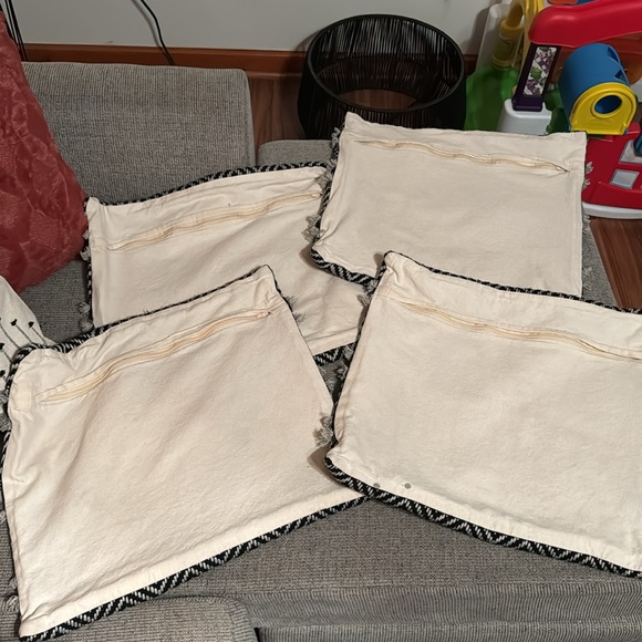 4 Boho Aztec Throw Pillow Covers - Picture 4 of 4